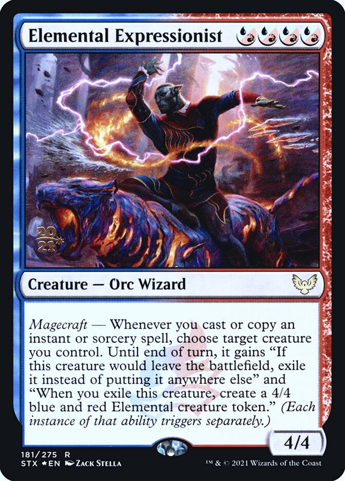 Elemental Expressionist (Strixhaven: School of Mages Promos #181s)