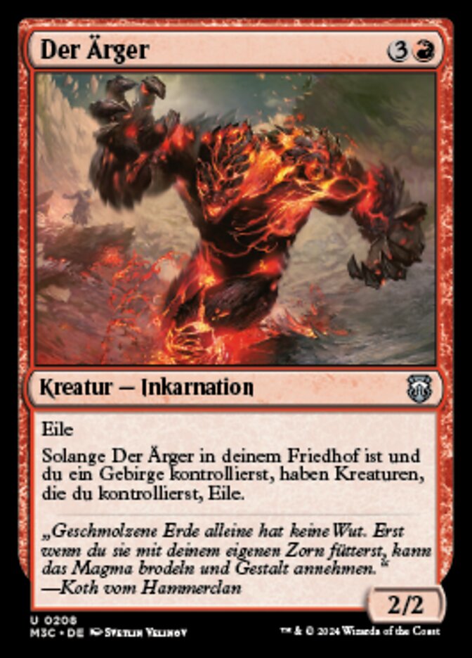 Anger (Modern Horizons 3 Commander #208)