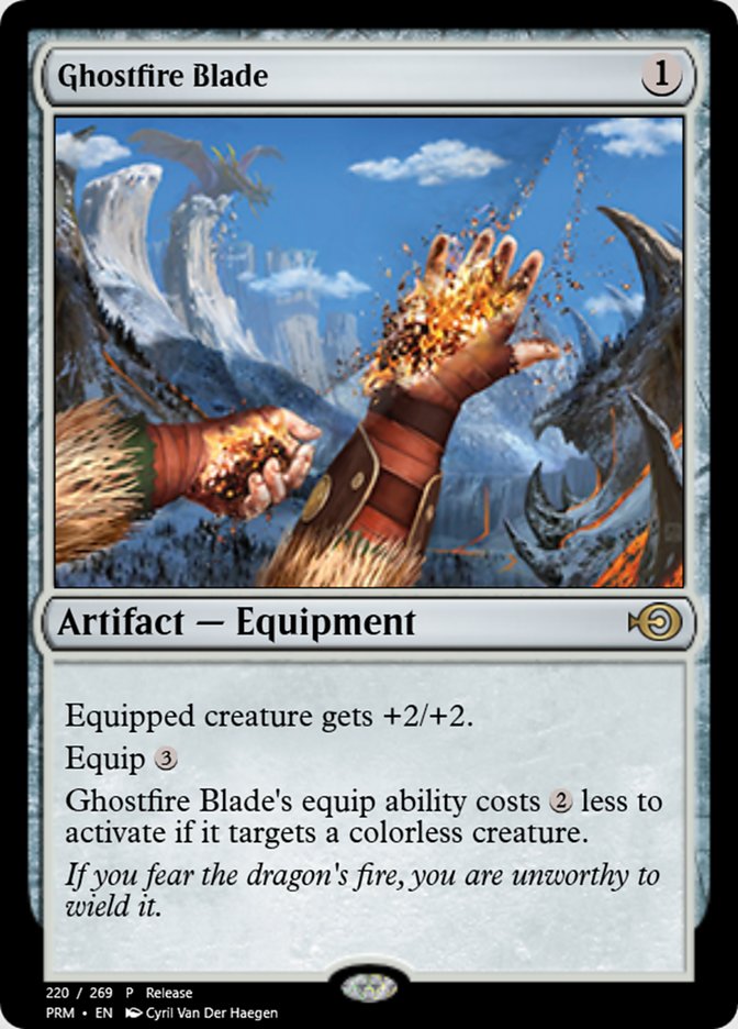 Ghostfire Blade (Magic Online Promos #55777)