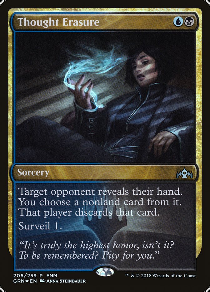 Thought Erasure (Guilds of Ravnica Promos #206)
