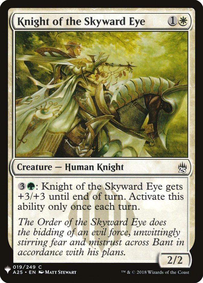 Knight of the Skyward Eye (The List #A25-19)