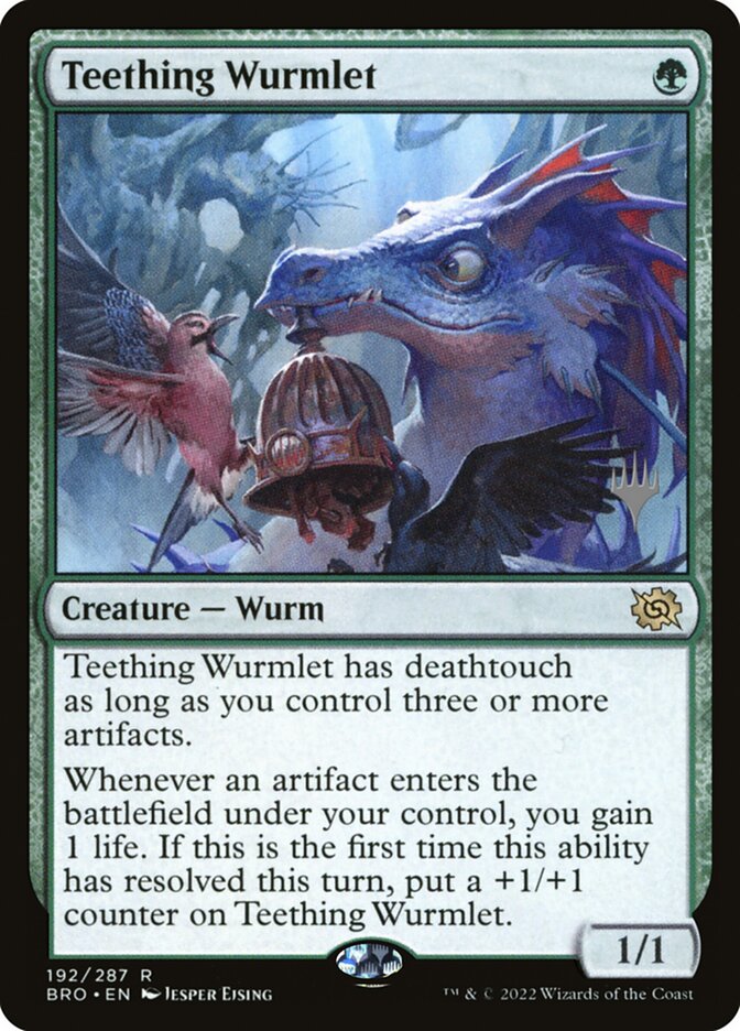 Teething Wurmlet (The Brothers' War Promos #192p)
