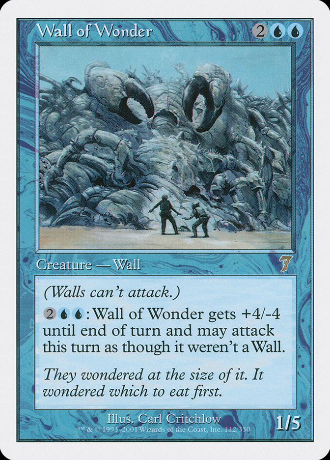 Wall of Wonder (Seventh Edition #112)