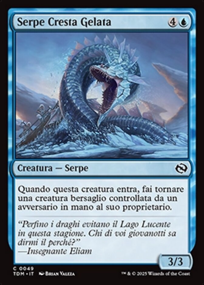 Serpe Cresta Gelata