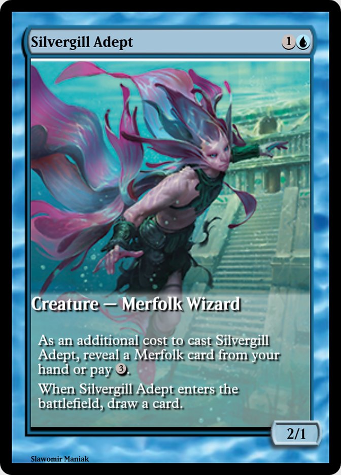 Silvergill Adept (Magic Online Promos #66892)