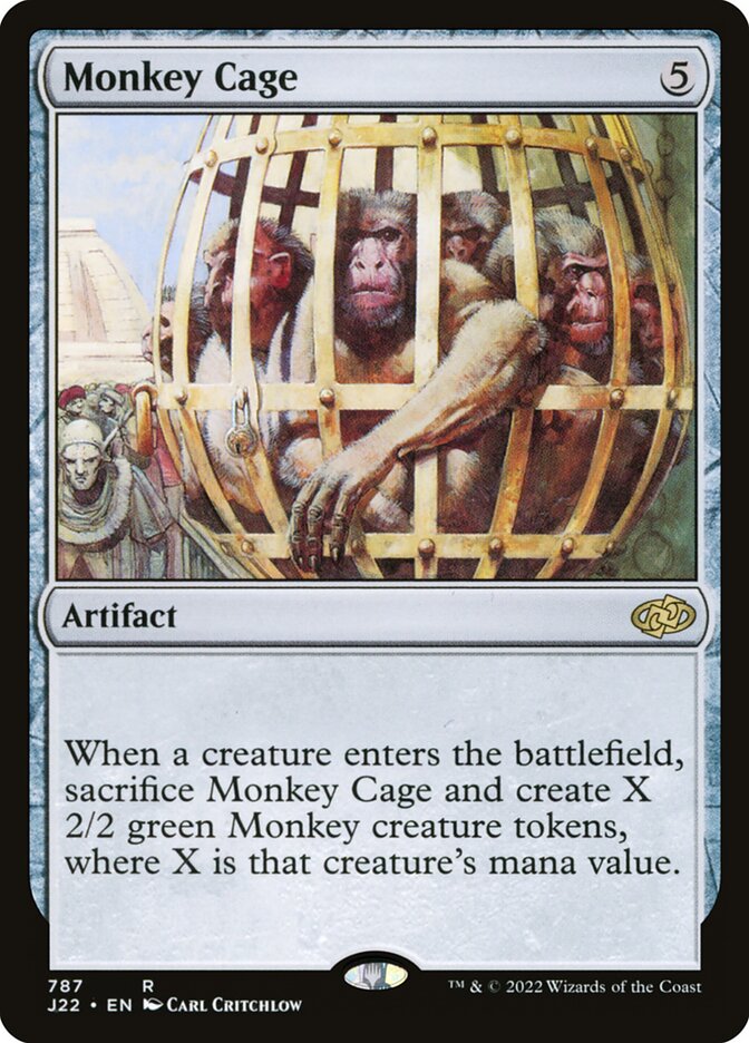Monkey Cage (Jumpstart 2022 #787)