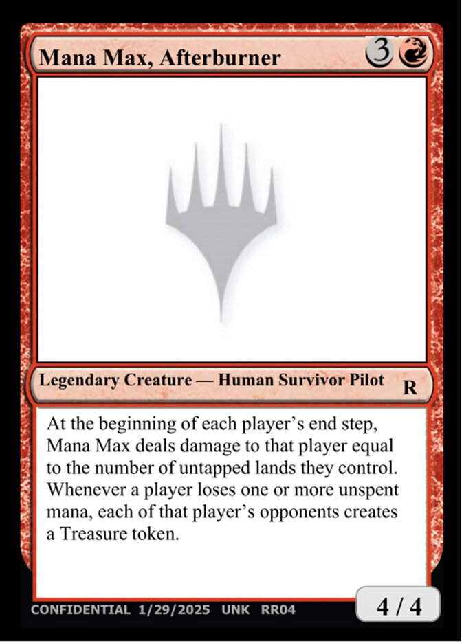 Mana Max, Afterburner MTG card