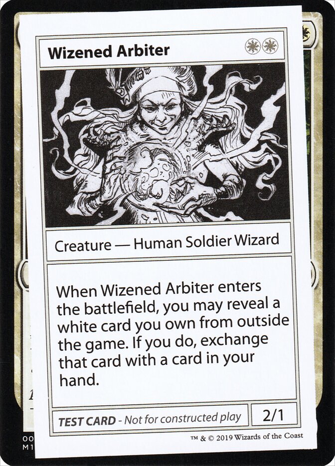 Wizened Arbiter (Mystery Booster Playtest Cards 2021 #14)