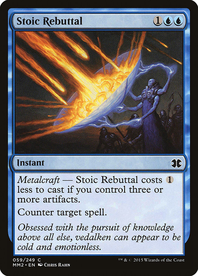 Stoic rebuttal MTG card