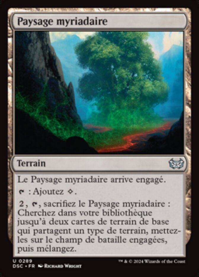 Paysage myriadaire