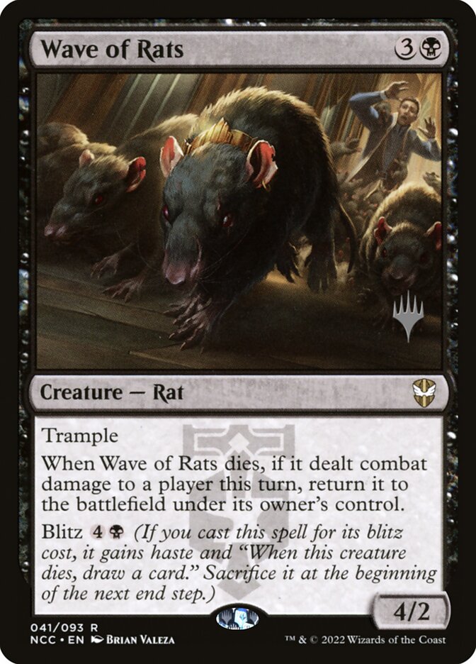 Wave of Rats (New Capenna Commander Promos #41p)