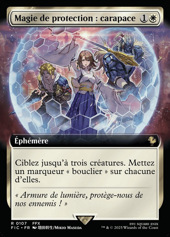 Magie de protection : carapace