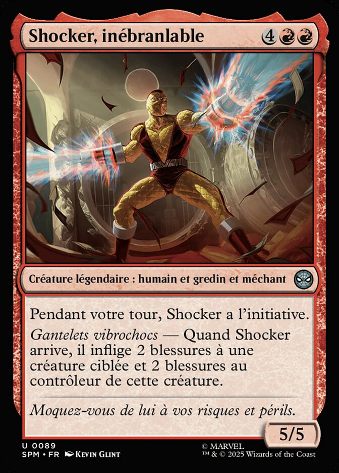Shocker, inébranlable