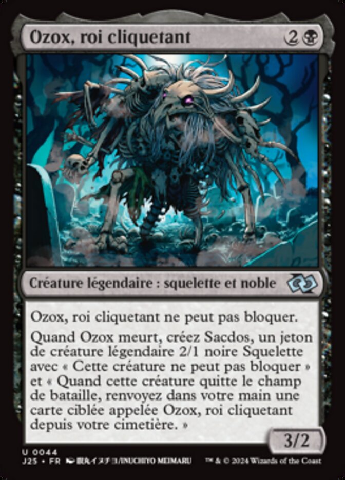 Ozox, roi cliquetant