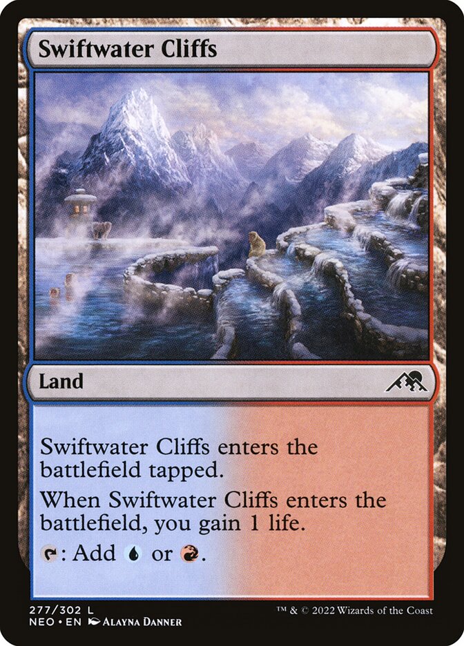 Swiftwater Cliffs (Kamigawa: Neon Dynasty #277)