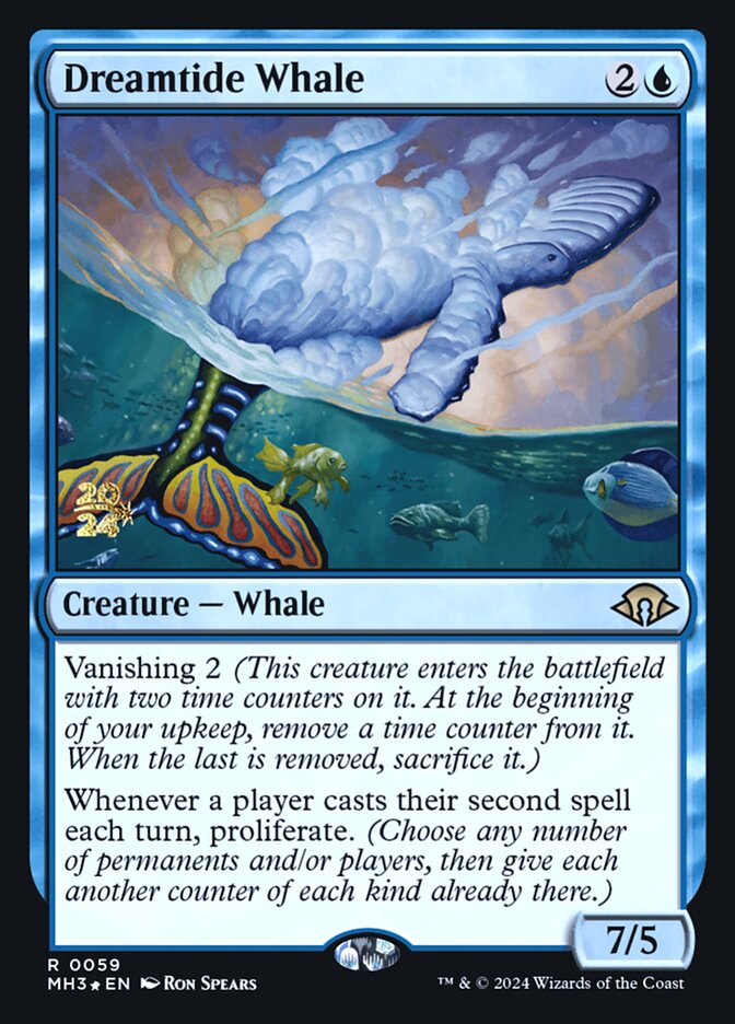 Dreamtide Whale (Modern Horizons 3 Promos #59s)