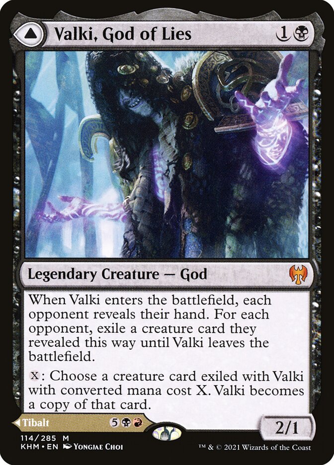 Valki, God of Lies // Tibalt, Cosmic Impostor (Kaldheim #114)