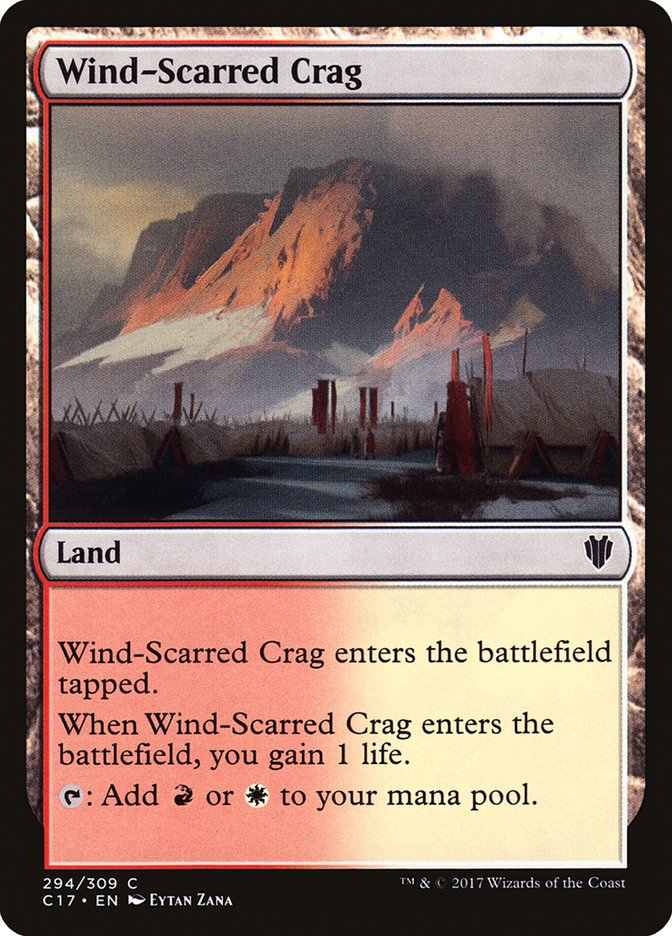 Wind-Scarred Crag (Commander 2017 #294)
