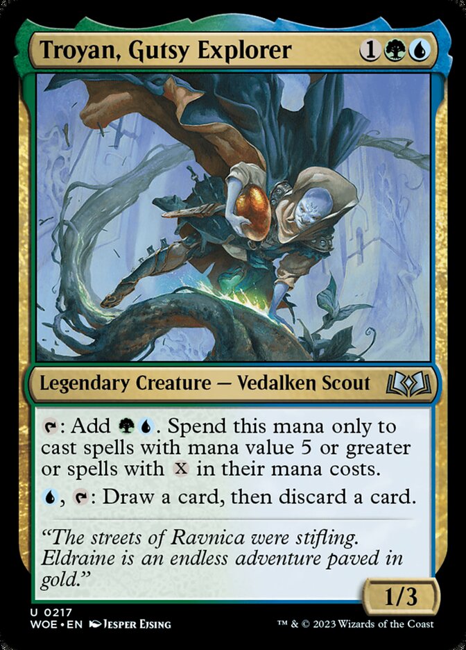 Troyan, Gutsy Explorer (Wilds of Eldraine #217)