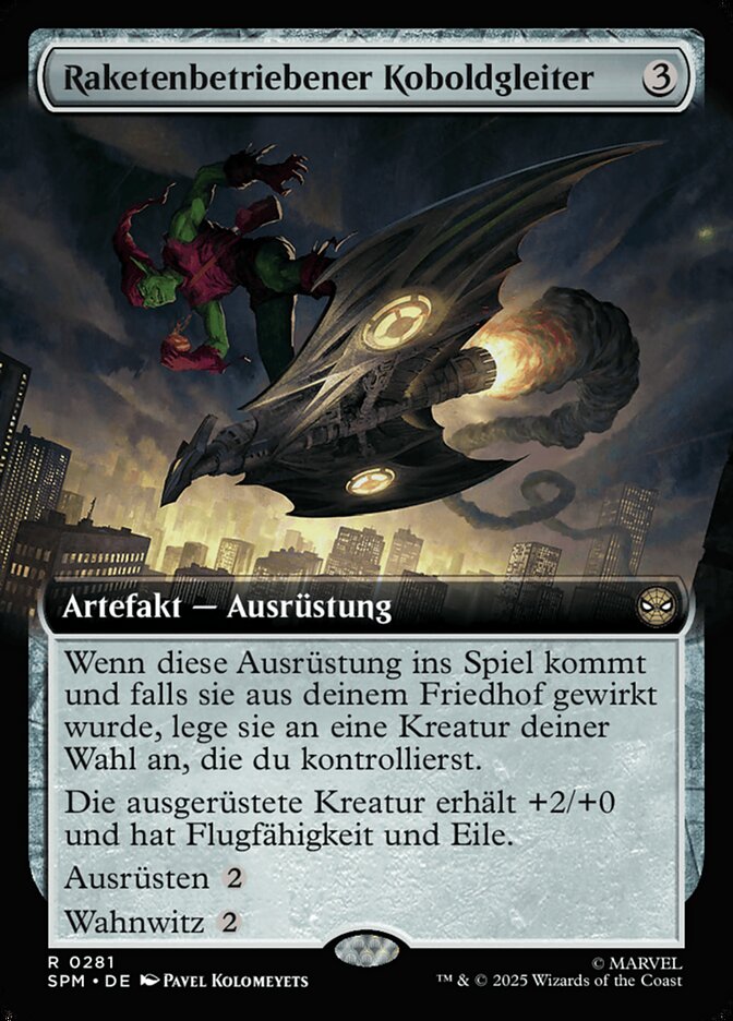 Raketenbetriebener Koboldgleiter