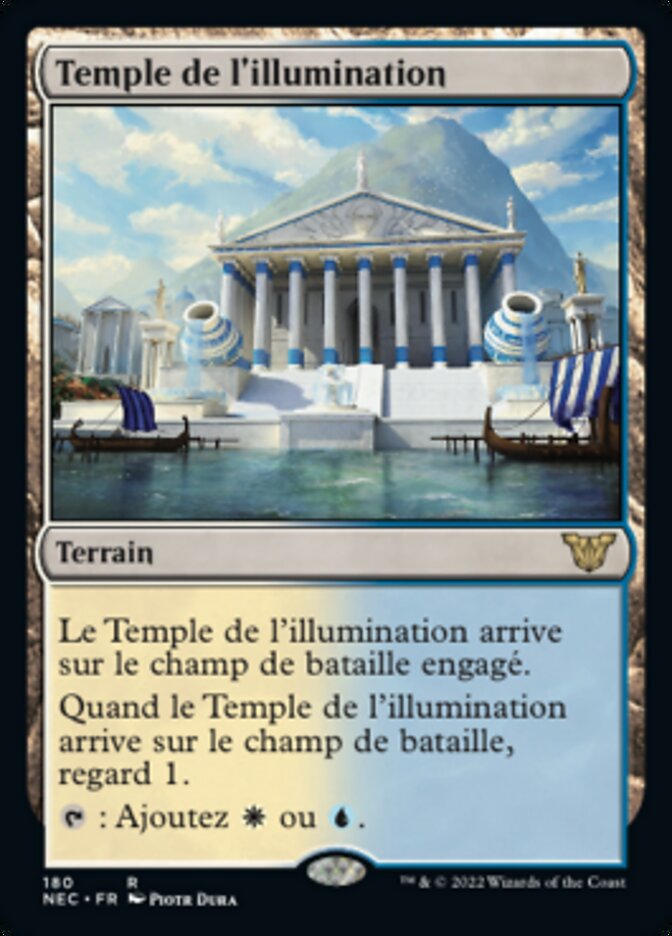 Temple of Enlightenment (Neon Dynasty Commander #180)