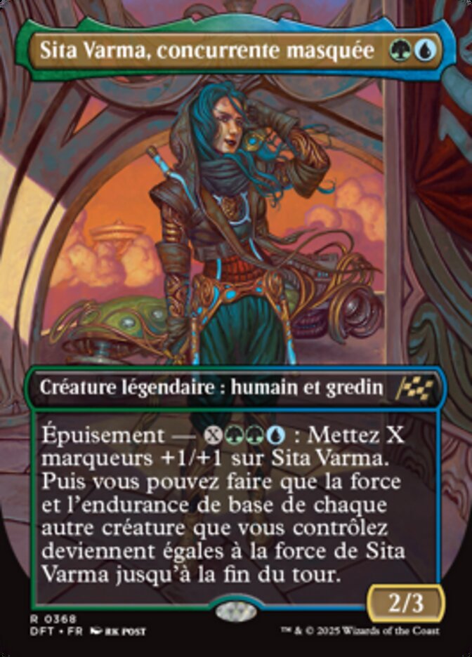 Sita Varma, concurrente masquée