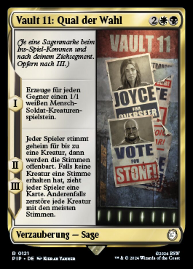 Vault 11: Qual der Wahl