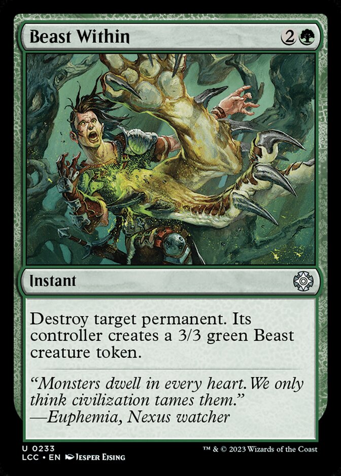 Beast Within (The Lost Caverns of Ixalan Commander #233)