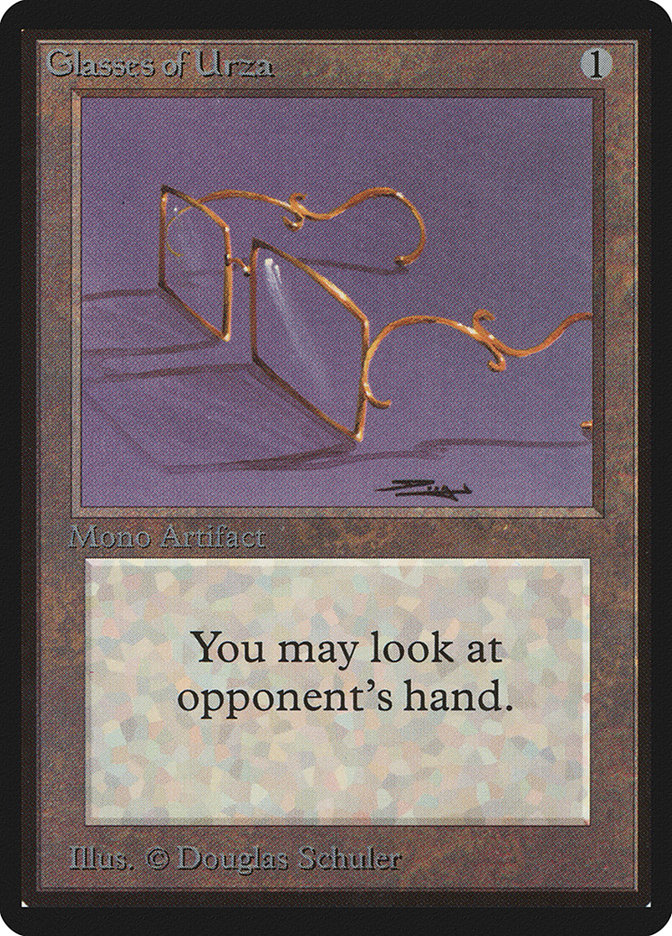 Glasses of Urza (Limited Edition Beta #246)