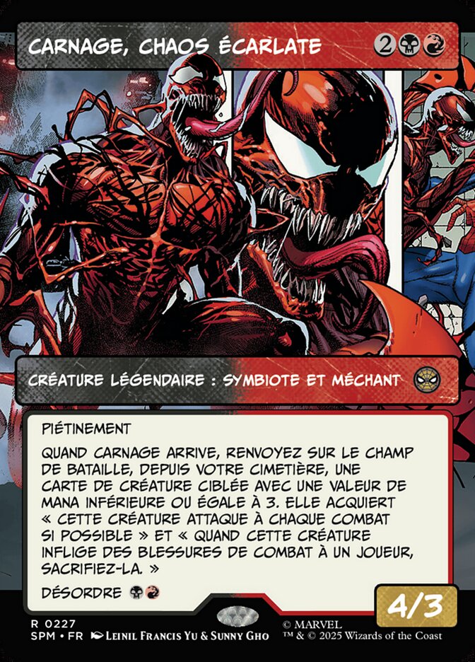 Carnage, chaos écarlate