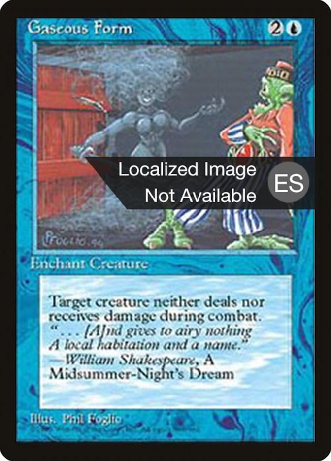 Gaseous Form (Fourth Edition Foreign Black Border #74)