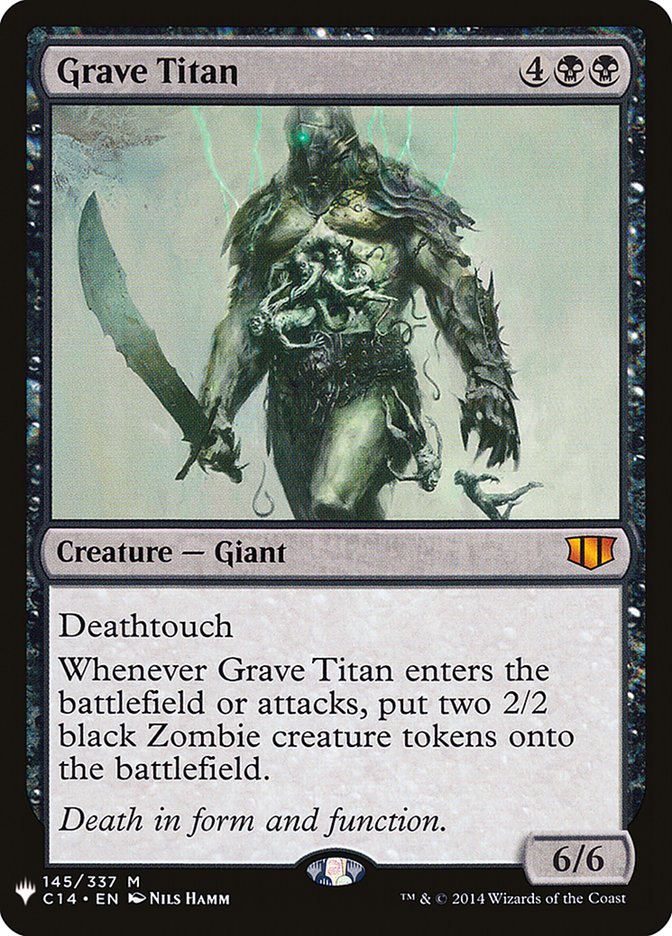 Grave Titan (The List #C14-145)