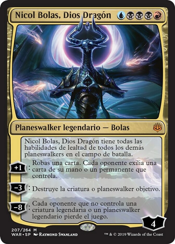 Nicol Bolas, Dios Dragón (Nicol Bolas, Dragon-God) · War of the Spark (WAR)  #207 · Scryfall Magic The Gathering Search