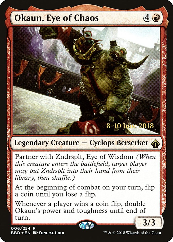 Okaun, Eye of Chaos (Battlebond Promos #6s)