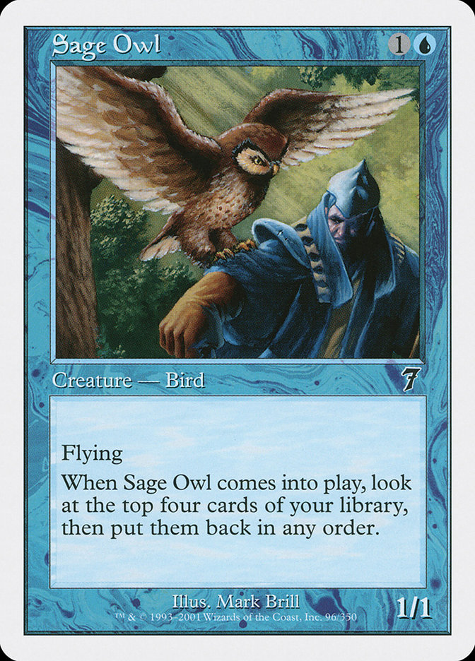 Sage Owl (Seventh Edition #96)