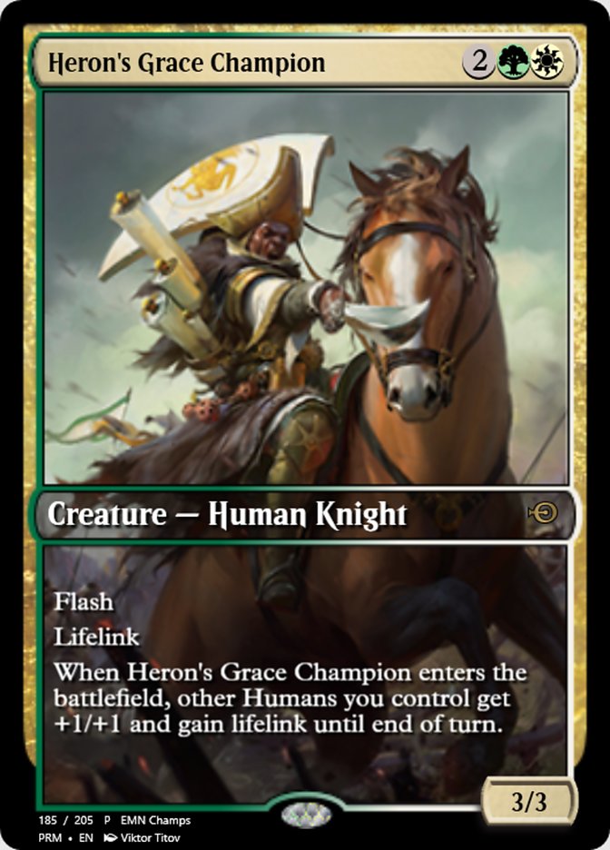 Heron's Grace Champion (Magic Online Promos #61563)