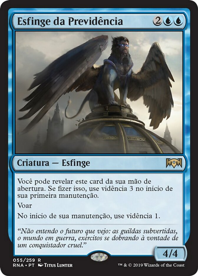 Sphinx of Foresight (Ravnica Allegiance #55)