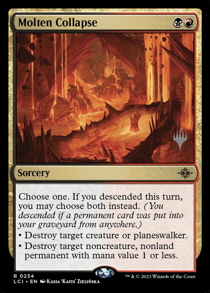 Molten Collapse (The Lost Caverns of Ixalan Promos #234p)