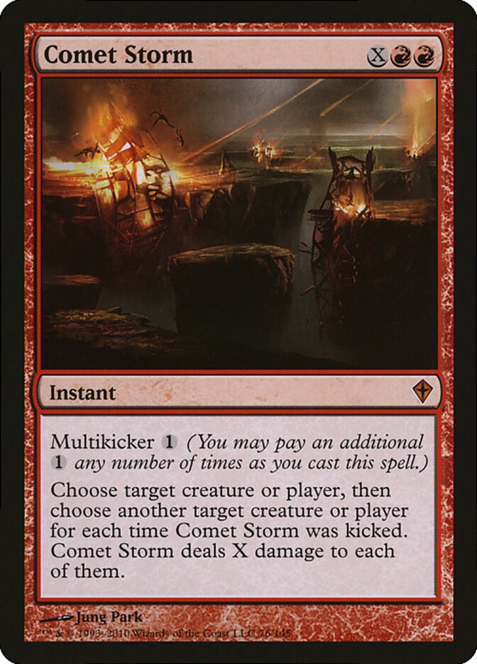 Comet Storm (Magic Player Rewards 2010 #76)