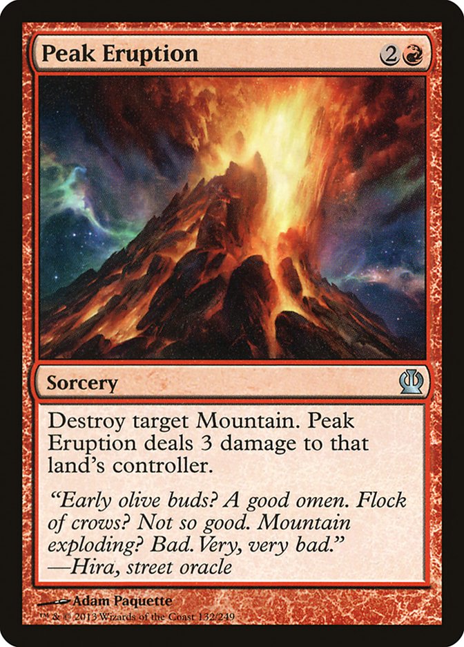 Peak Eruption (Theros #132)