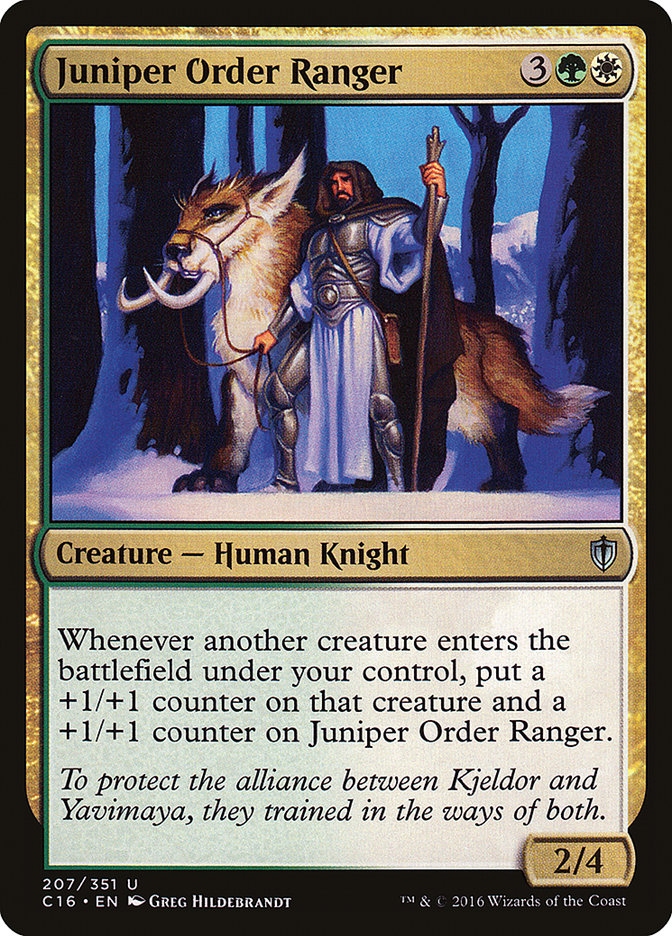 Juniper Order Ranger (Commander 2016 #207)