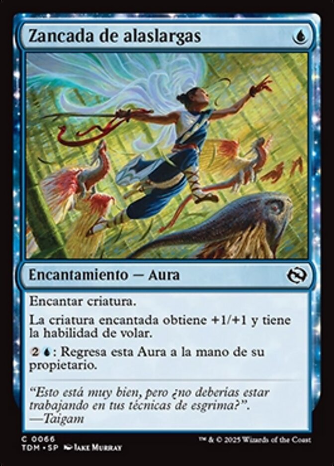 Zancada de alaslargas