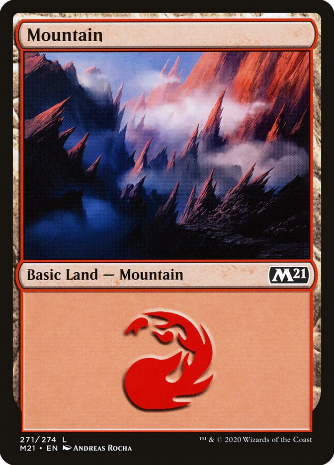 Mountain (Core Set 2021 #271)