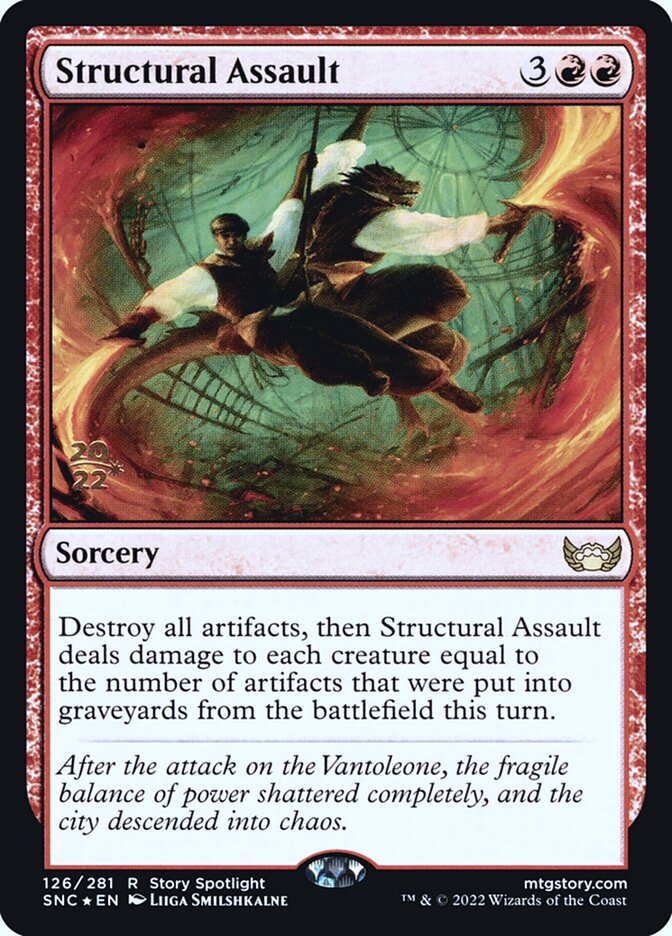 Structural Assault (Streets of New Capenna Promos #126s)