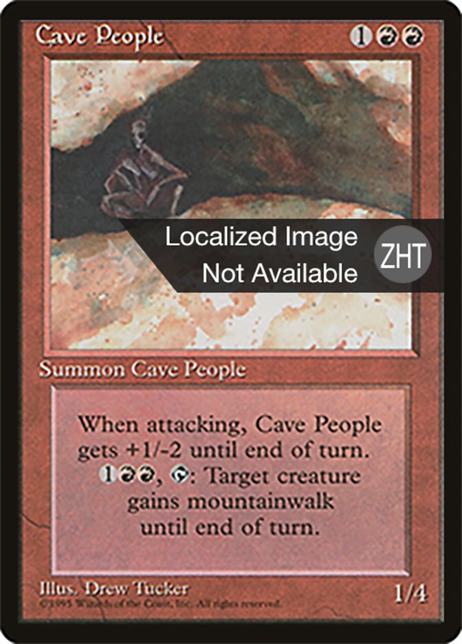Cave People (Fourth Edition Foreign Black Border #181)