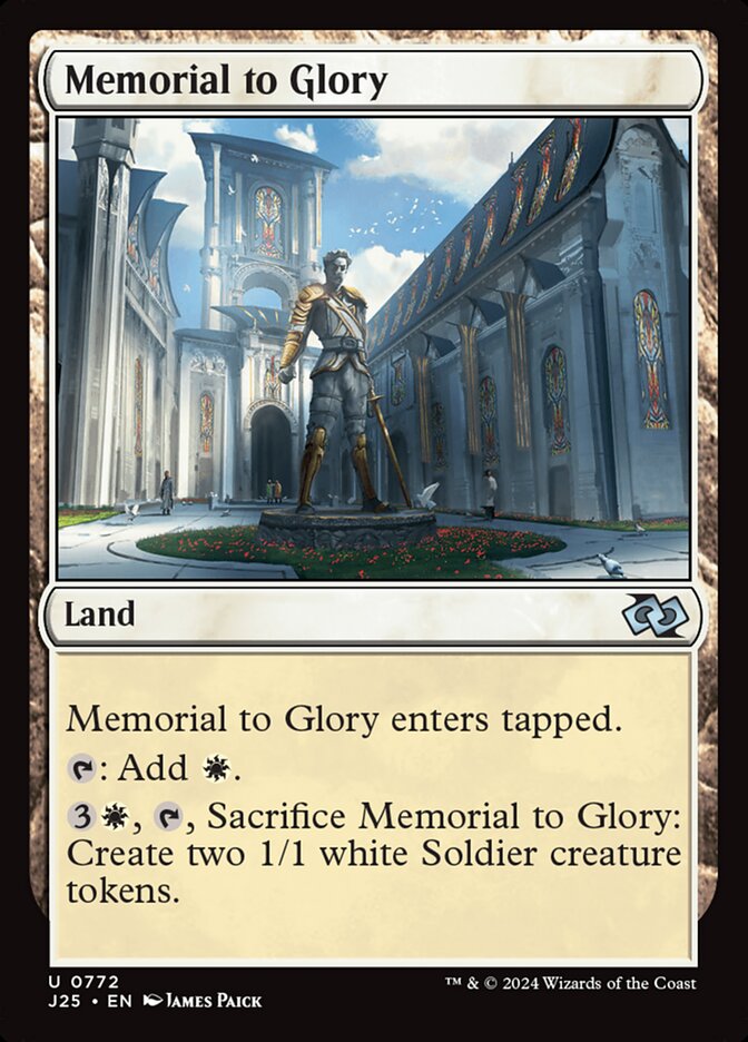 Memorial to Glory (Foundations Jumpstart #772)