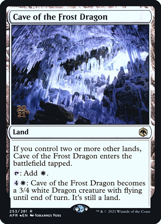 Cave of the Frost Dragon (Adventures in the Forgotten Realms Promos #253s)