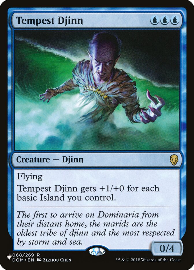 Tempest Djinn (The List #DOM-68)