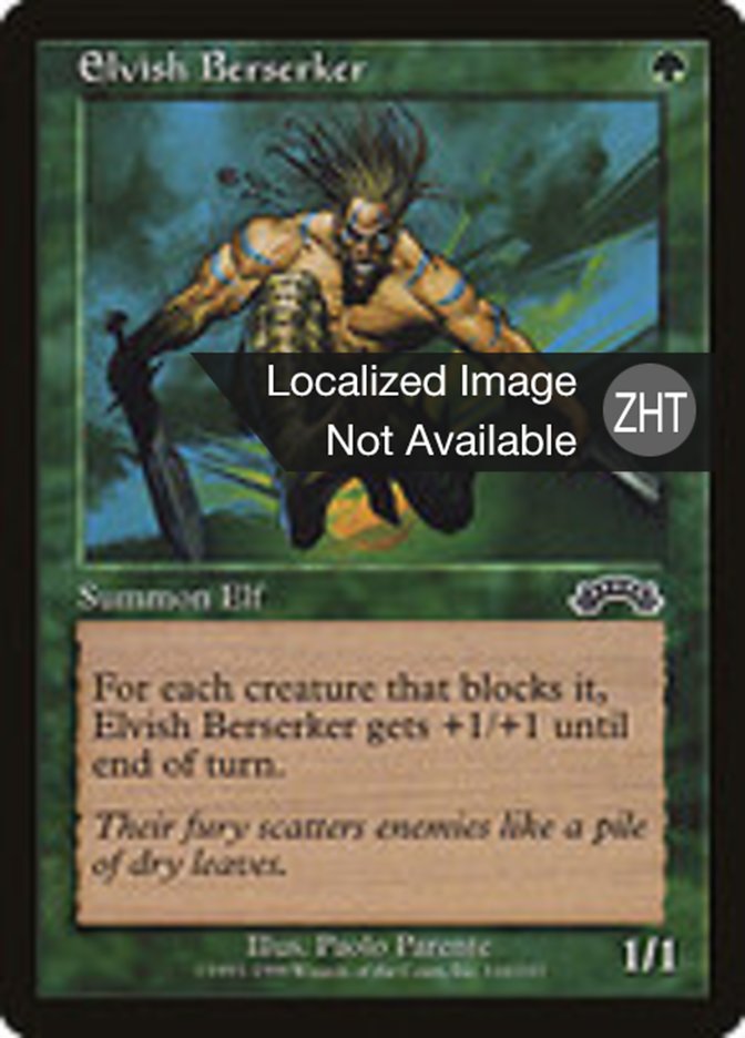 Elvish Berserker (Exodus #110)