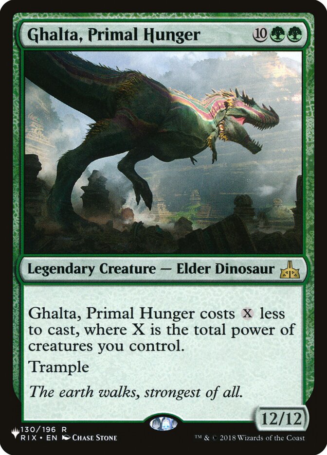 Ghalta, Primal Hunger (The List #RIX-130)